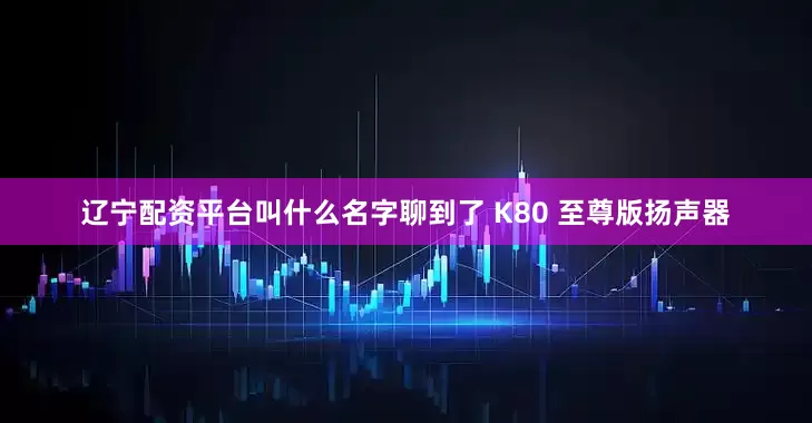 辽宁配资平台叫什么名字聊到了 K80 至尊版扬声器